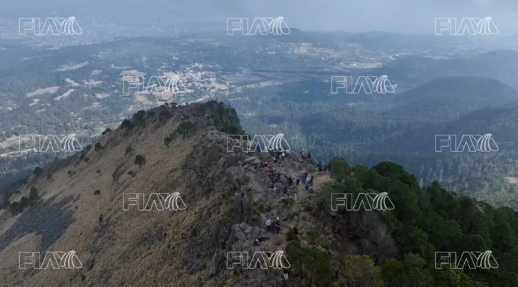 El Pico del Águila en el Ajusco fue la zona donde subió Amelí y ahora está desaparecida.