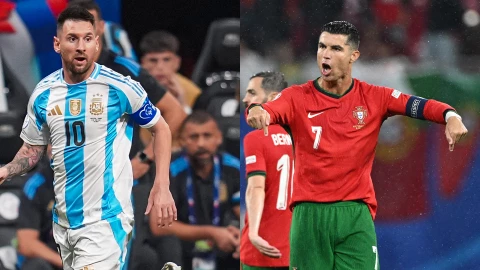 Messi y CR7 en Copa América y Eurocopa