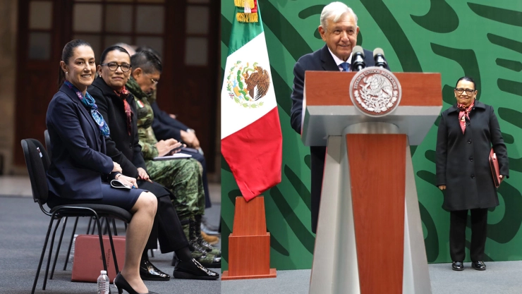 Claudia Sheinbaum, jefa de Gobierno de la CDMX, es reconocida por AMLO