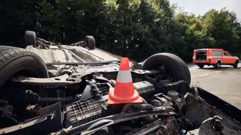 volcadura en la carretera a Aldama