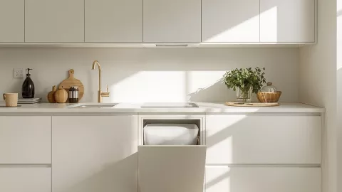 3 ideas elegantes para reemplazar tu bote de basura en la cocina y transformar tu espacio
