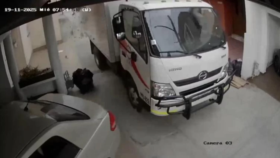 Roban camión de leche.