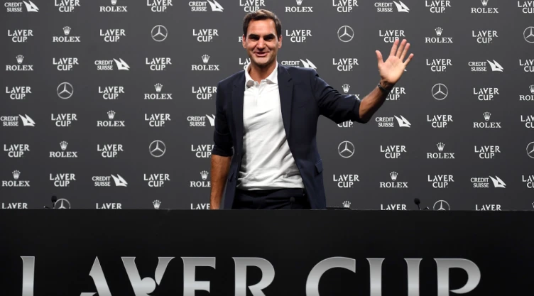 Roger Federer en conferencia de prensa