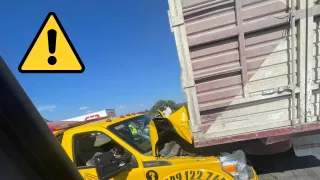 Accidente en Aguascalientes ¿Por qué hay tanto tráfico en la Carretera 45 Sur hoy 20 de octubre