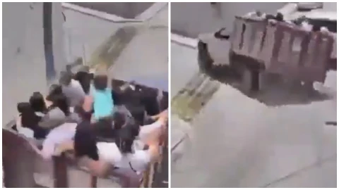 Al menos 15 personas resultaron heridas tras la volcadura ocurrida en Tuxtla Gutiérrez, Chiapas.