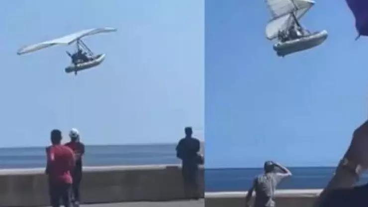Video Balsa voladora es captada en La Habana, Cuba