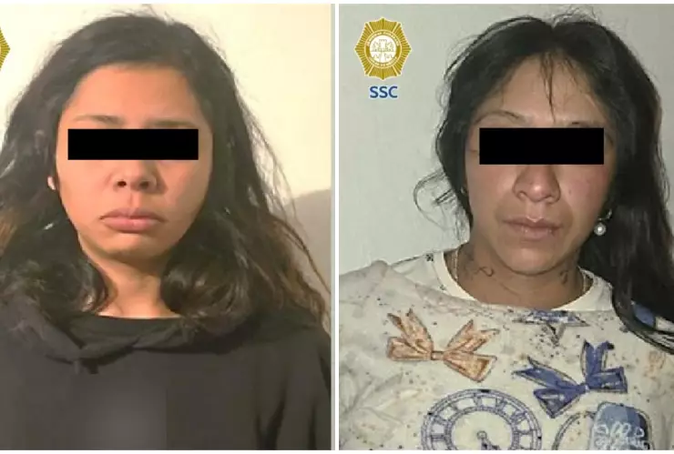 Dos presuntas implicadas en el asesinato de un padre hijo en Cuajimalpa fueron detenidas.