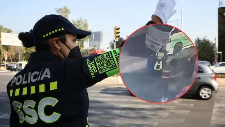 Asaltan a un policía de la CDMX con cuchillo y roban su pistola en Santa Úrsula