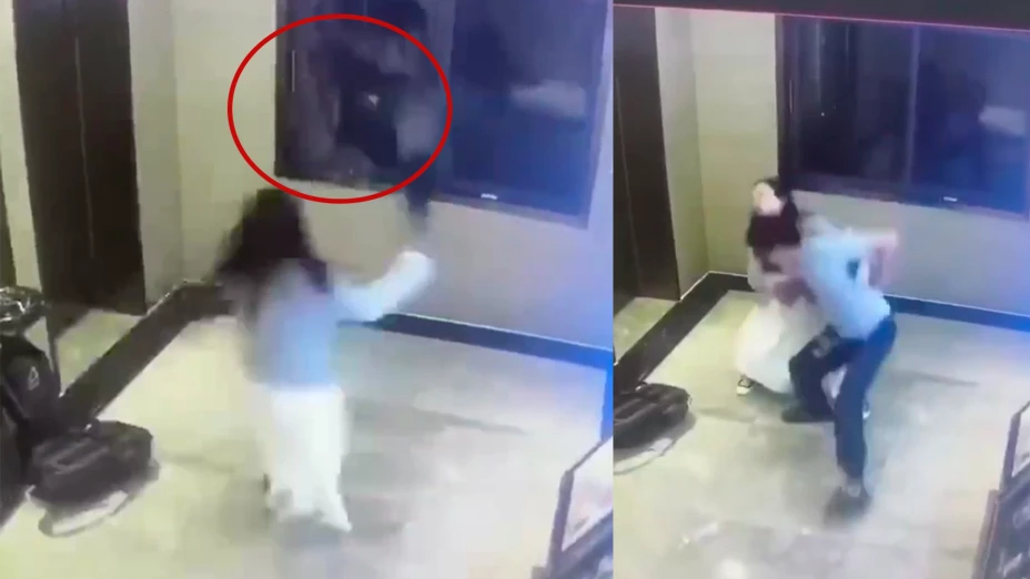 Estudiante se lanza por la ventana