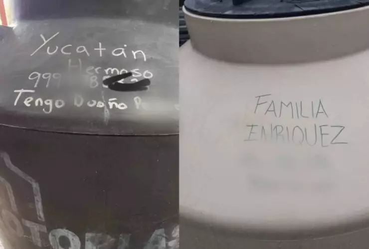 Yucatecos marcan sus tinacos por si salen volando ante la llegada del Huracán Beryl