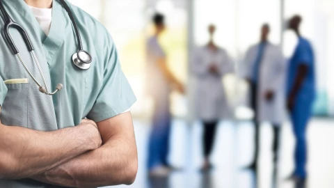 Un grupo de profesionales de salud.