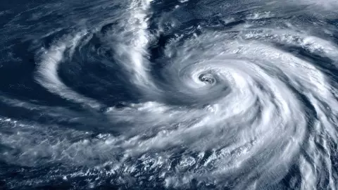 Vista satelital del hurac&aacute;n “Ian” en el Atl&aacute;ntico