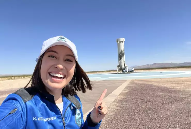 Así fue la reacción de la mexicana Katya Echazarreta al ir al Espacio