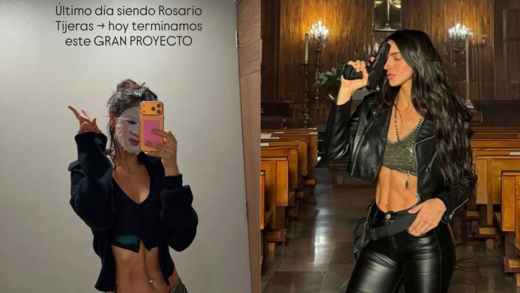 Bárbara de Regil comparte última día de rodaje de Rosario Tijeras 5