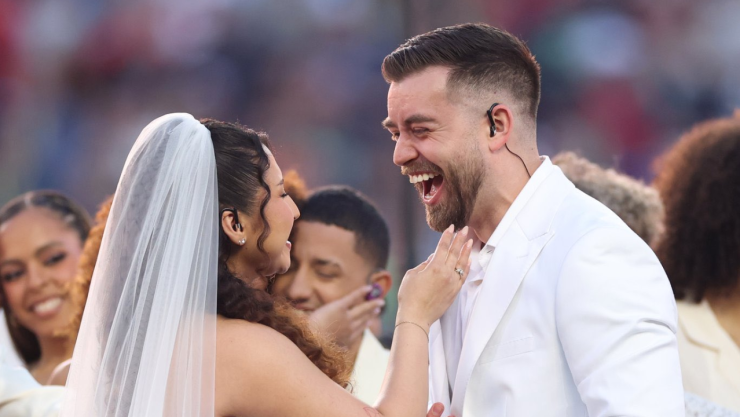 Boda en el Super Bowl