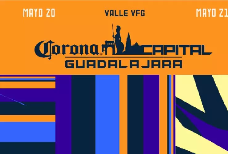 ¡Reserva la fecha! Cartel oficial del Corona Capital Guadalajara 2023