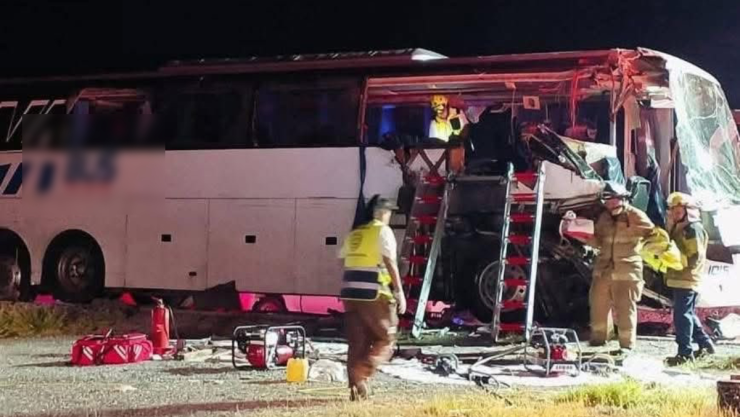 Accidente autobús pasajeros