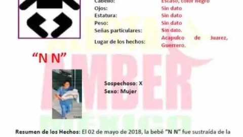 Roban bebé de hospital