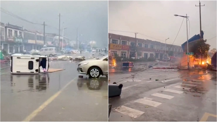 Tornados en China dejan al menos 10 muertos