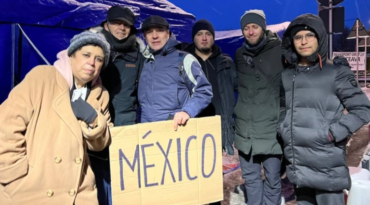 mexicanos frontera Ucrania misión rescate