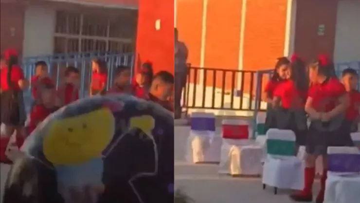 Maestra pone por error audio erótico en graduación de kínder