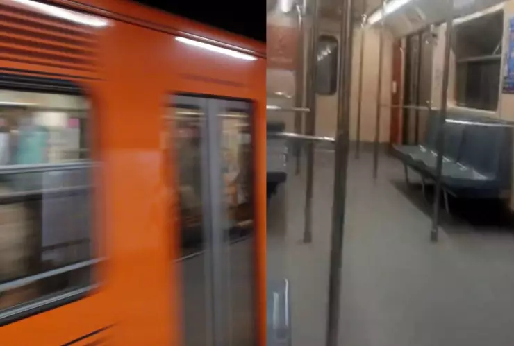 Gritos aterradores en un vagón del metro de la cdmx