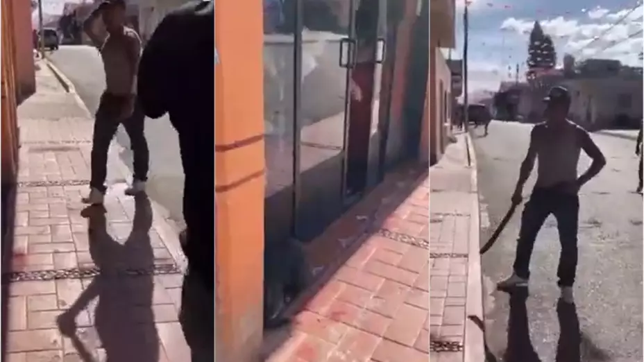 Hombre agrede con machete a perrita en Hidalgo