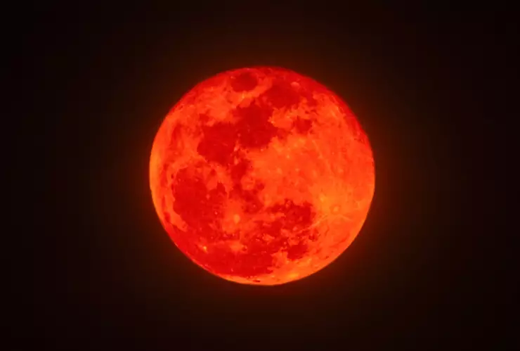 Cuándo se verá la luna roja en Florida.