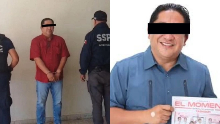 Detienen a Mario Hiram Llergo asesor del Partido del Trabajo Tabasco