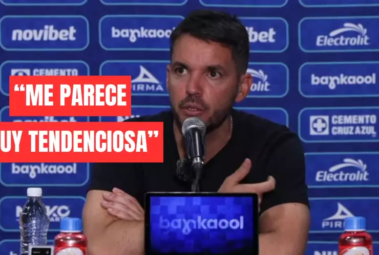 Nicolás Larcamón explota ante la prensa