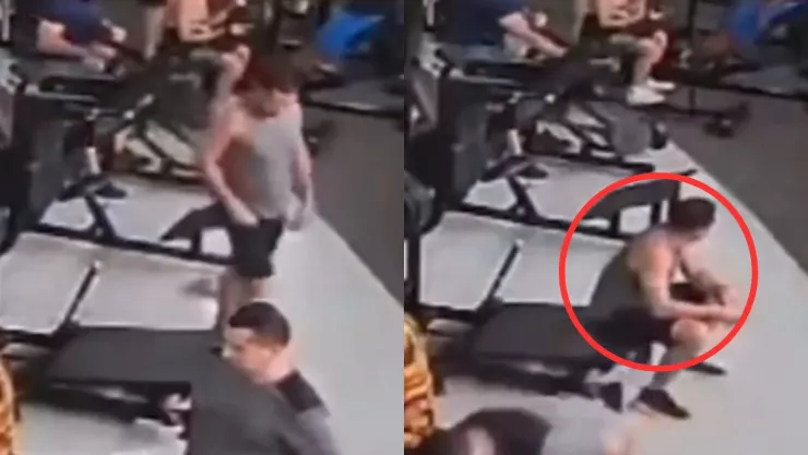 VIDEO Hombre aplastado por máquina en gimnasio en Brasil