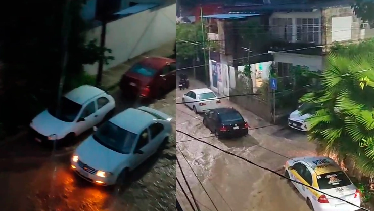 Calles cerradas en Tuxtla Gutiérrez por lluvias