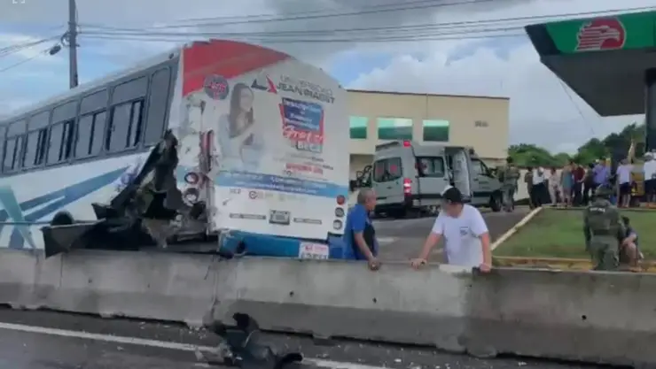 Accidente en carretera hacia Veracruz.