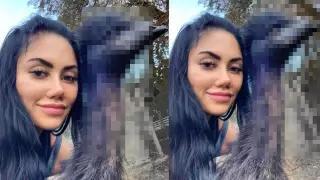 Mujer crió a un Emú