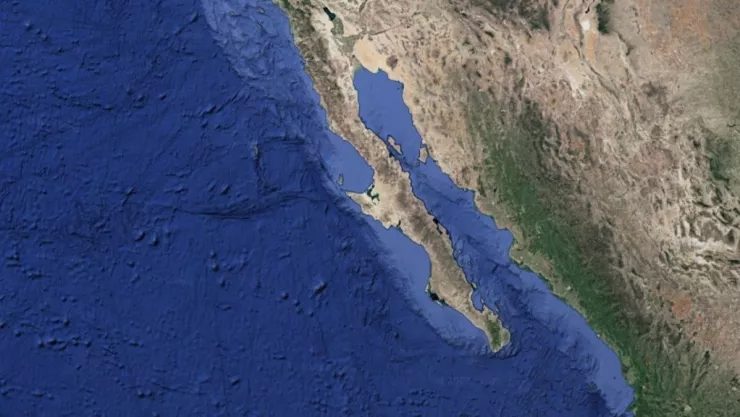 Mapa de Baja California