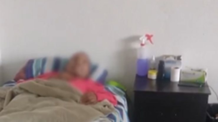 Adulto mayor en asilo de Chihuahua