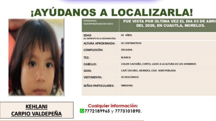 SE BUSCA a Kehlani Carpio Valdepeña.