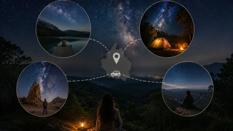 4 lugares lejos de las luces de la ciudad para ver estrellas en el cielo a 2 horas de la CDMX
