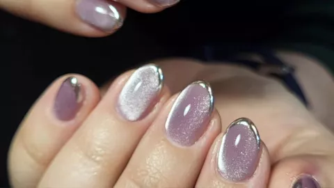 uñas ojo de gato para mujeres de 50 y 60