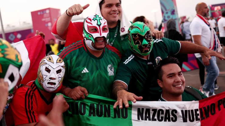Afición de México en el mundial de Qatar 2022