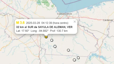 sismo hoy 28 de marzo de 2025