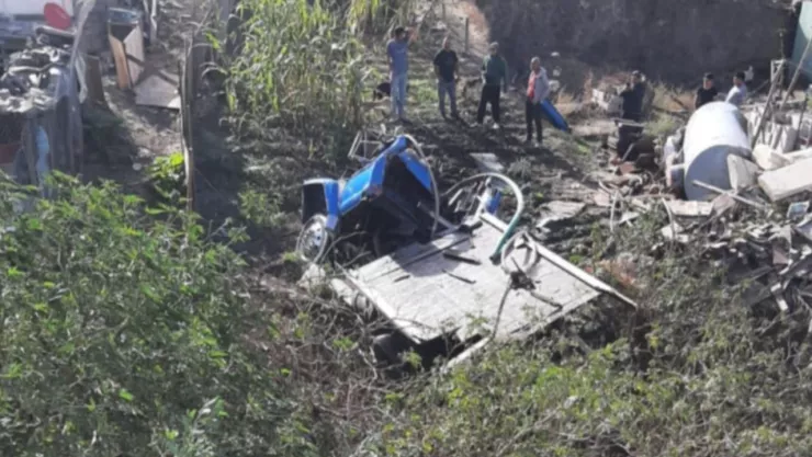 Pipa accidentada en Tijuana