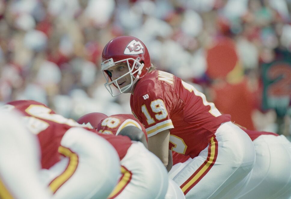 Joe Montana con Kansas City Chiefs