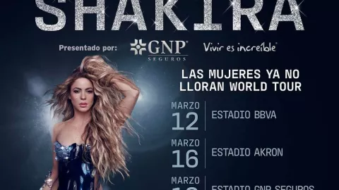 fechas shakira mexico