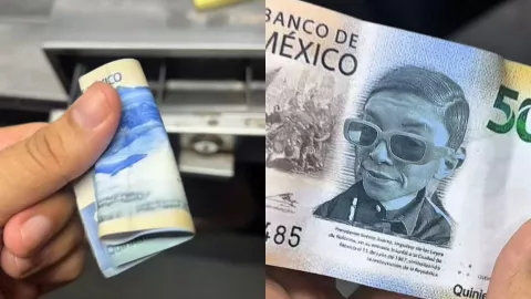 Comerciantes de Culiacán reciben billete falso con la imagen de La Venenito