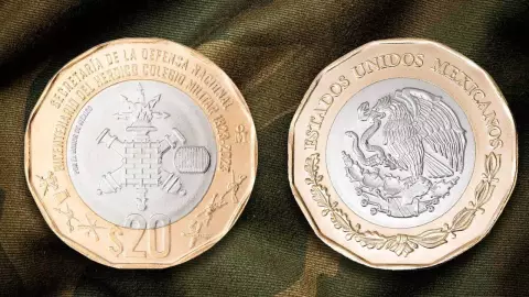 ¿La tienes? Moneda de 20 pesos conmemorativa se vende en hasta 5 millones de pesos