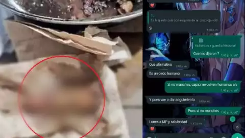 Dedo humano carnitas