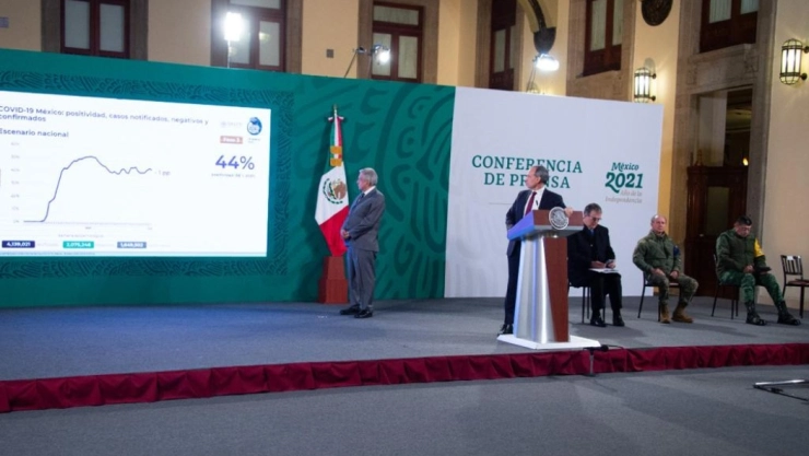 México no descarta ampliar el plazo para aplicar las dos dosis de la vacuna Pfizer.