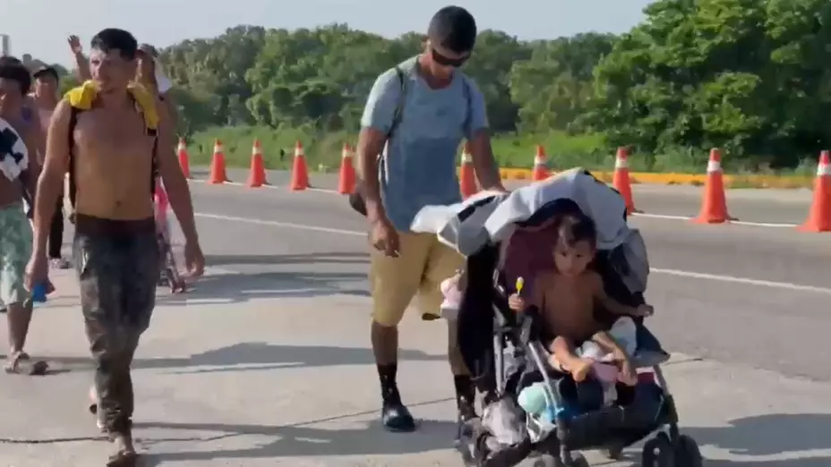 Migrantes buscan llegar a la Ciudad de México