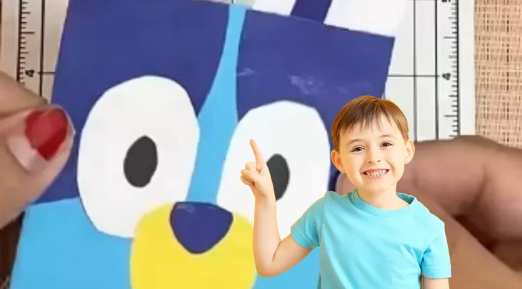Cómo hacer una bolsa de Bluey y sus amigos, para guardar los dulces en las fiestas infantiles